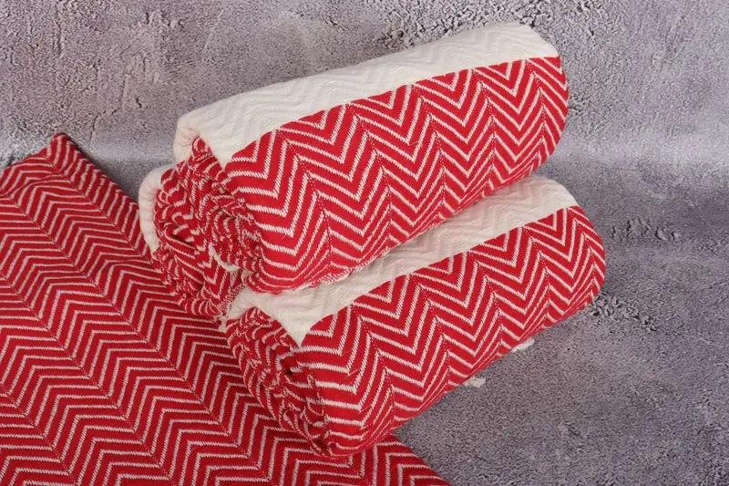 Boyfriend Christmas Gift, Best Wedding Gift, 70x40 Cotton Zig zag Towel, Bachelorette Gifts, Custom Bath Towel, Custom Gift, Cotton towel - 7