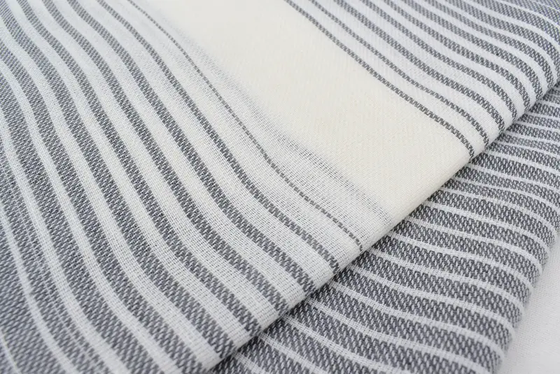 60x38 Cotton Striped Towel, Boyfriend Christmas Gift, Bachelor Bachelorette Party Favors, Best Beach Towel, Turkish Towel Bulk, Sand-resistant towel - 2