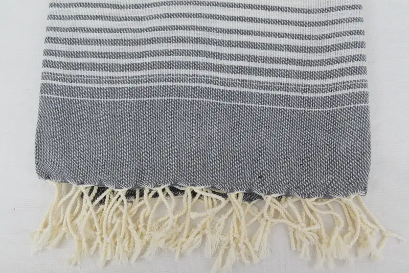60x38 Cotton Striped Towel, Boyfriend Christmas Gift, Bachelor Bachelorette Party Favors, Best Beach Towel, Turkish Towel Bulk, Sand-resistant towel - 3