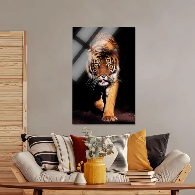 Lienzo moderno sobre vida silvestre: arte de animales salvajes para la cueva de tu hombre
