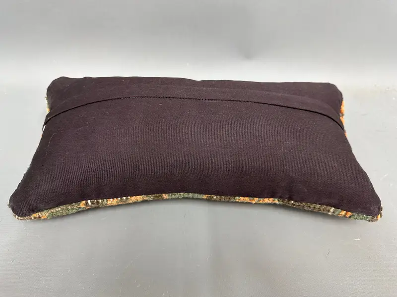 Cushion Case, Retro Throw Pillow Case, Interior Designer Pillow, 8x16 Brown Pillow Sham, Pillow for Sofa, Throw Kilim Pillow, Aesthetic Pillow Sham - 7