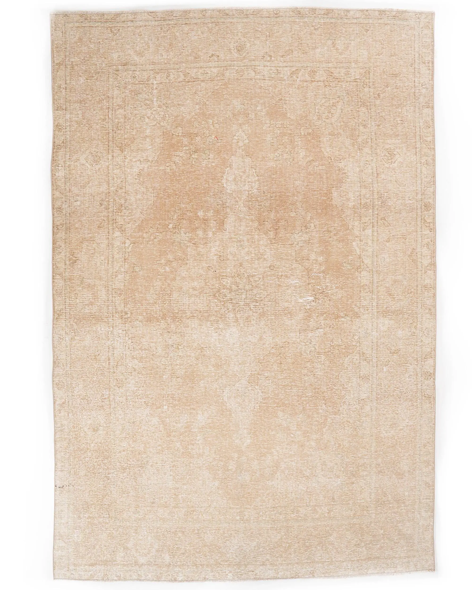6.4x9.6 ft Vintage Halı, Türk Büyük Halı, Kahverengi Yün Halı - 1