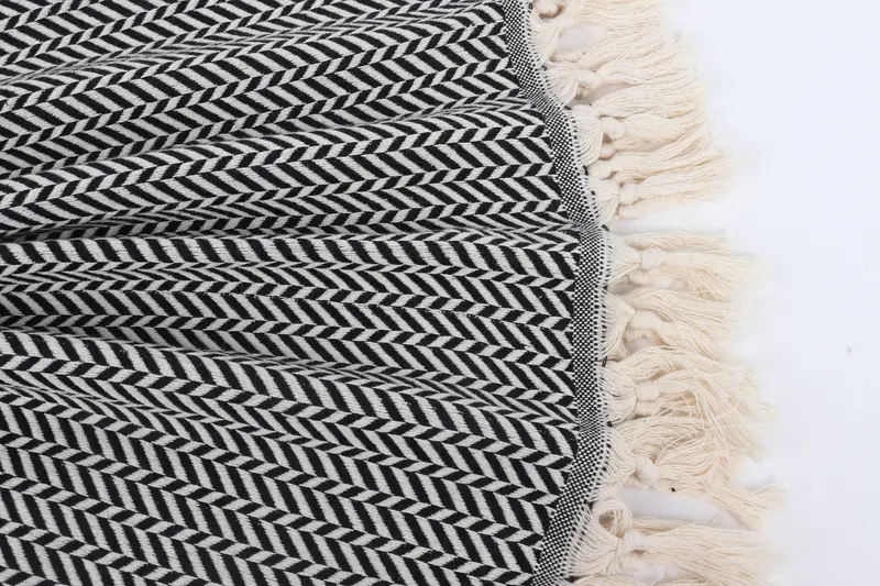 Gym Towel, Handmade Gift, Soft towel, Beach towel, Gift For Coworker, 70x40 Cotton Chevron Towel, Lightweight quick-dry peshtemal towel for travel - 8