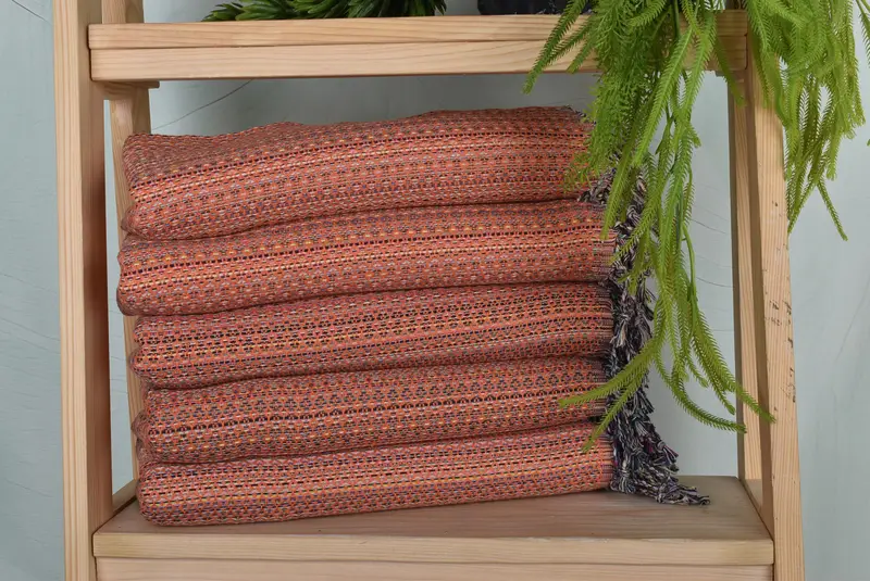 Travel Towel, 70x40 Cotton Colorful Diamond Towel, Bridesmaid Gifts, Embroidered Towel, Handwoven Turkish Towel, Wedding Shower Gift, Wedding Gift - 1