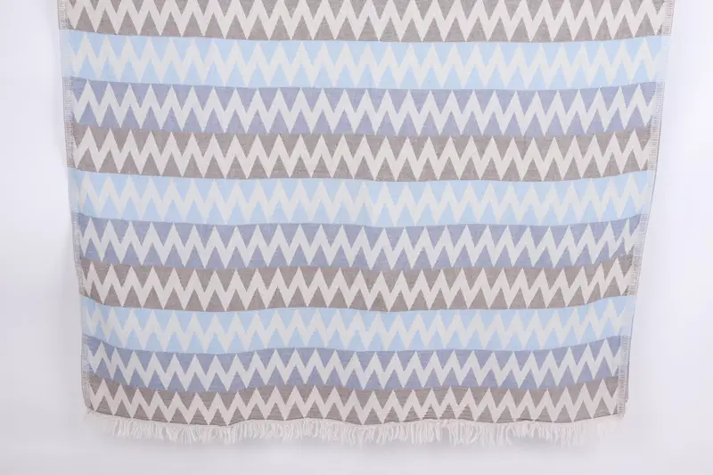 Luxury towel, Bachelorette Party Favor, Wedding Towel, Peshtemal Towel, 70x40 Cotton Zigzag Design Towel, Monogrammed Beach Towel, Absorbent towel - 1