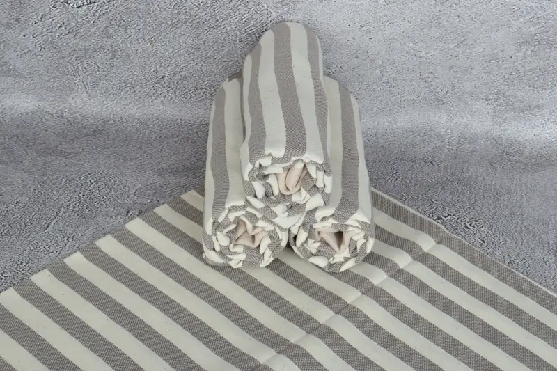 Gift For Him, 70x40 Cotton Striped Towel, Bridesmaid Gift Towel, Spa Towel, Handmade Gift, Personalized Turkish Beach Towel, Beach Towel Bulk - 7