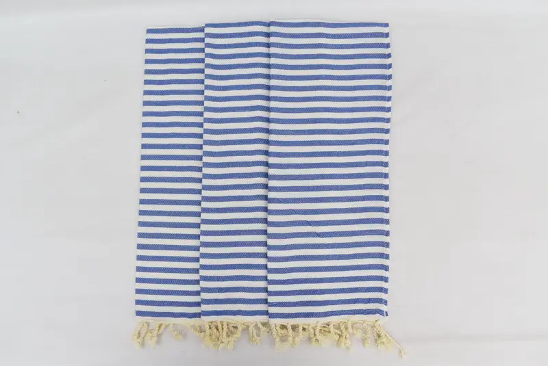 Favor de la boda en la playa, regalos personalizados, regalos de dama de honor, regalo de dama de honor, poca de cocina de monograma, toalla de mano de monograma, toalla a rayas de algodón 40x18 - 7