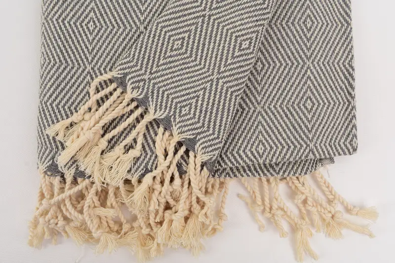 Bath towel, 74x40 Cotton Diamond Towel, Custom Beach Towel, Home Decor Gifts, Family Gift, Beach Size Towel, Bachelorette Beach Towel, Organic Towel - 8