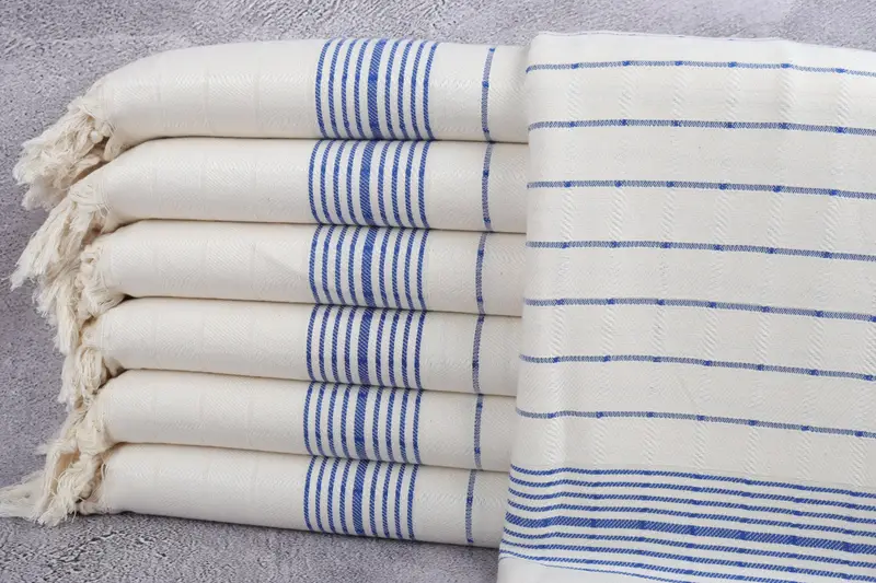 Best Friend Gift, Gift For Best Friend, Gym Towel, Custom Towel Beach, Bachelor Bachelorette Party Favors, Luxury towel, 70x40 Cotton Striped Towel - 1