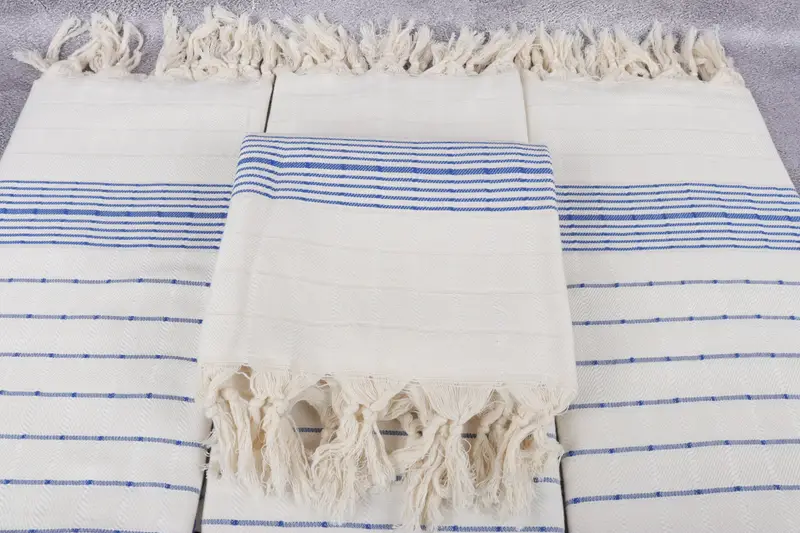 Best Friend Gift, Gift For Best Friend, Gym Towel, Custom Towel Beach, Bachelor Bachelorette Party Favors, Luxury towel, 70x40 Cotton Striped Towel - 4