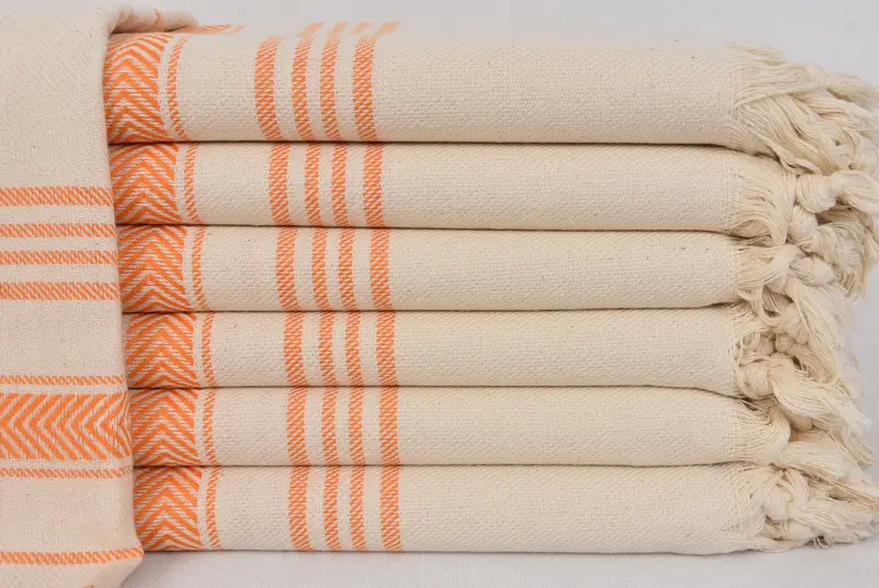 Organic Turkish towel, Quick-Dry Beach Towel, 70x40 Cotton Striped Towel, Engagement Gift, Bridal Shower Gift, Turkish Towel Monogram, Summer Towel - 2