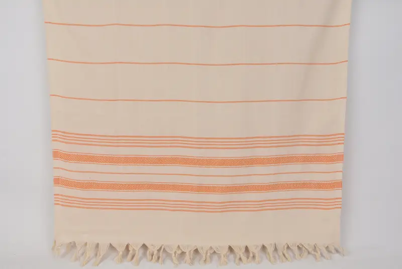 Organic Turkish towel, Quick-Dry Beach Towel, 70x40 Cotton Striped Towel, Engagement Gift, Bridal Shower Gift, Turkish Towel Monogram, Summer Towel - 8