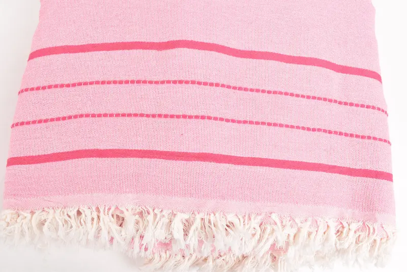 Beach Theme Wedding Gift, Christmas Gift Blanket, Monogram Blanket, Bachelorette Party Favors, 100x80 Cotton Striped Towel, Bachelorette Gifts - 4