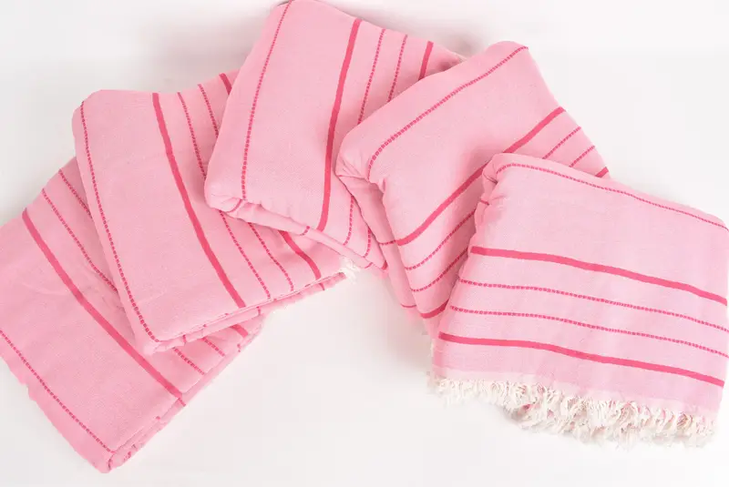 Beach Theme Wedding Gift, Christmas Gift Blanket, Monogram Blanket, Bachelorette Party Favors, 100x80 Cotton Striped Towel, Bachelorette Gifts - 3