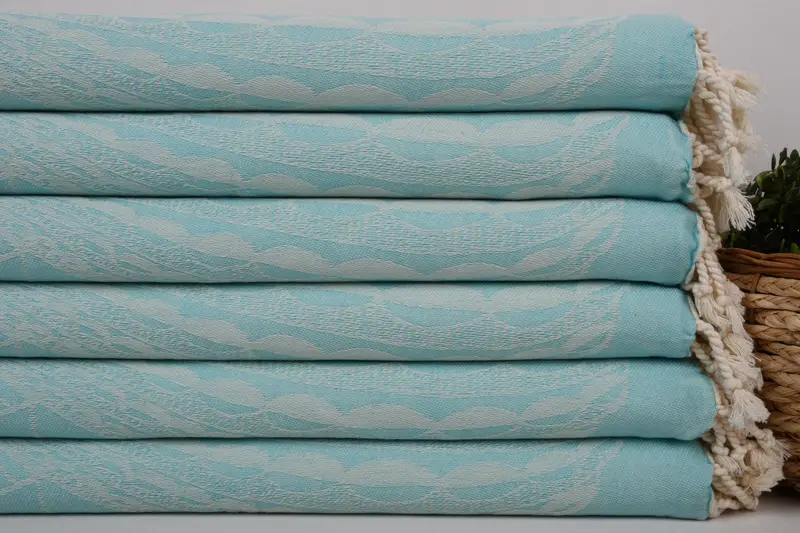 Bridesmaid Gifts, Travel Towel, 36x18 Cotton Striped Design Towel, Decorative Towel, Monogram Hand Towel, Turkish Towel Hand Towel, Handmade Gift - 2