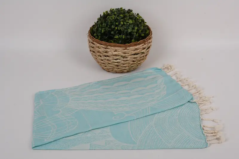 Bridesmaid Gifts, Travel Towel, 36x18 Cotton Striped Design Towel, Decorative Towel, Monogram Hand Towel, Turkish Towel Hand Towel, Handmade Gift - 4