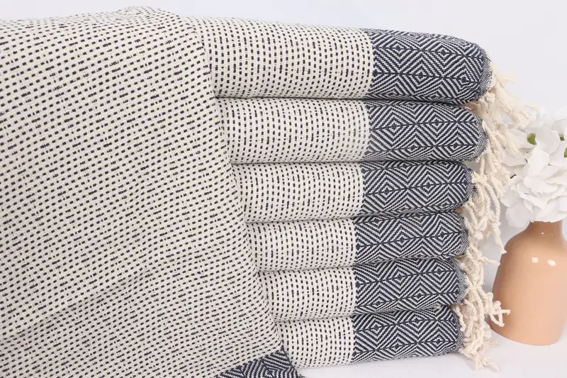 Turkish Tea Towel, Gifts For Him, Guest Towel, 36x18 Cotton Diamond Towel, Personalized Hand Towel, Xmas Gifts, Christmas Favors, Bridesmaid Gifts - 1