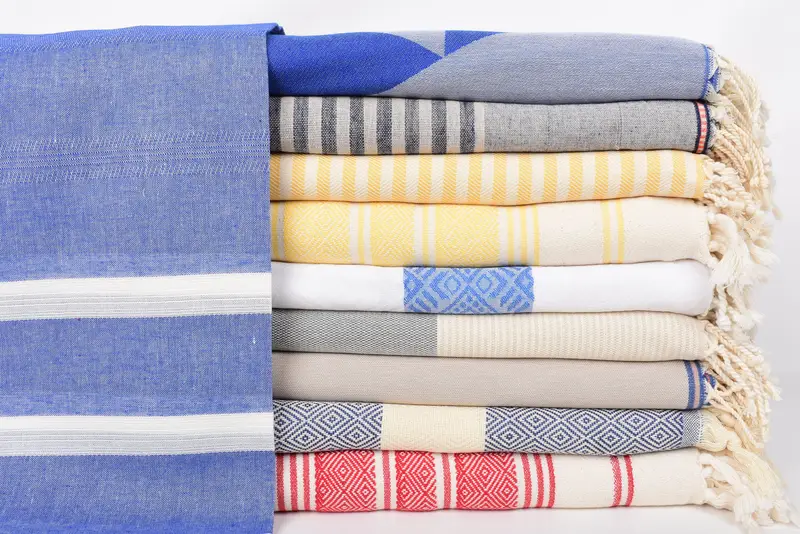70x40 Cotton Set of 10 Towel, Personalized Gifts, Organic cotton peshtemal for spa and beach, Cotton towel, Christmas Favors, Personalized Gift - 3