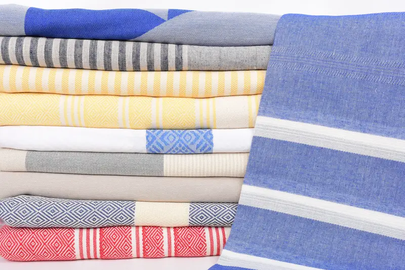 70x40 Cotton Set of 10 Towel, Personalized Gifts, Organic cotton peshtemal for spa and beach, Cotton towel, Christmas Favors, Personalized Gift - 2