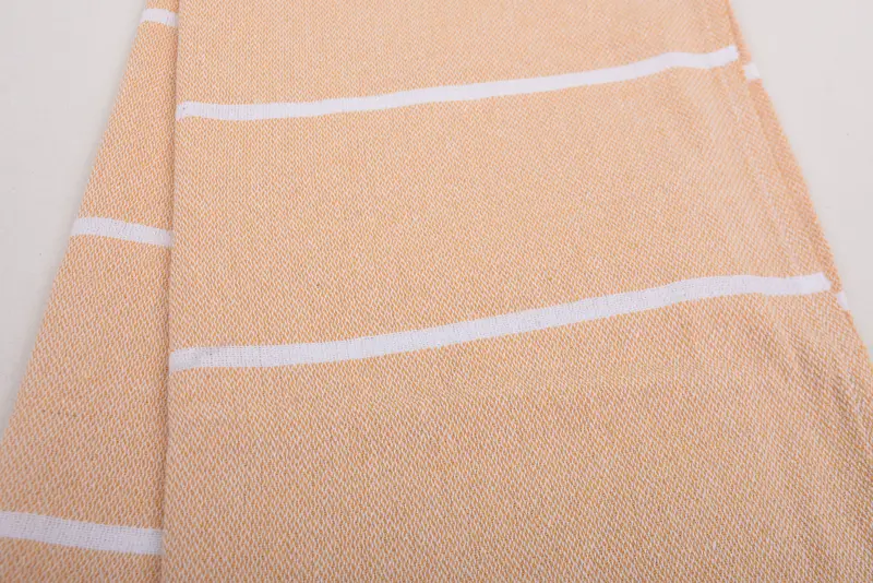 El yapımı hediye, düğün duş hediyesi, Türk havlu el havlu, monogramlı el havlu, tatil havlu, düğün hediyesi, 38x18 pamuklu çizgili havlu - 4