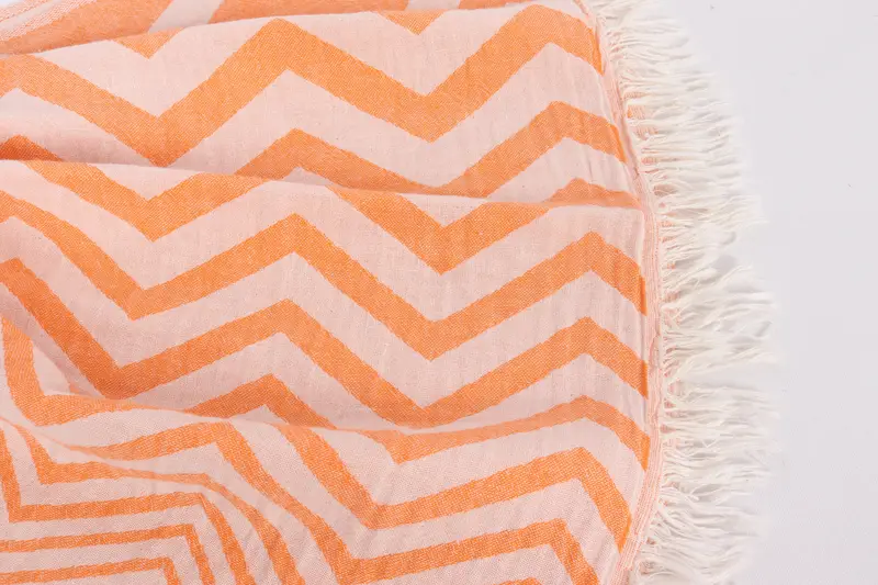 Holiday Towel, Personalized Gift, Gift For Bride, Kitchen Towel, Wedding Gift, Gift For Her, 40x24 Cotton Zigzag Design Towel, Bridal Shower Gift - 8