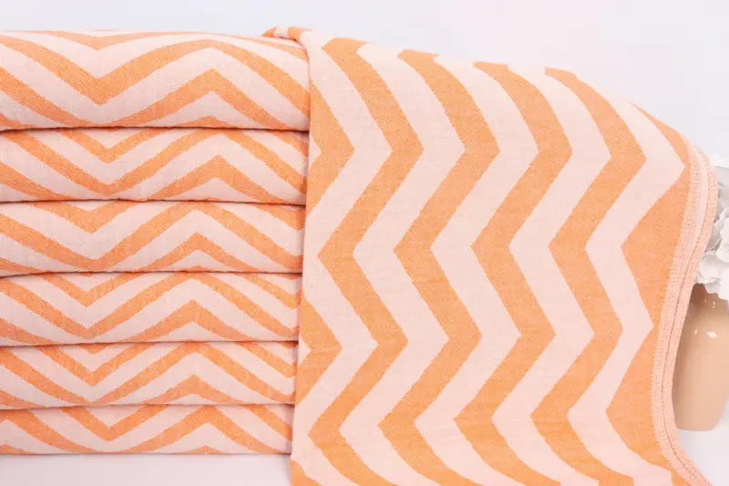 Holiday Towel, Personalized Gift, Gift For Bride, Kitchen Towel, Wedding Gift, Gift For Her, 40x24 Cotton Zigzag Design Towel, Bridal Shower Gift - 2