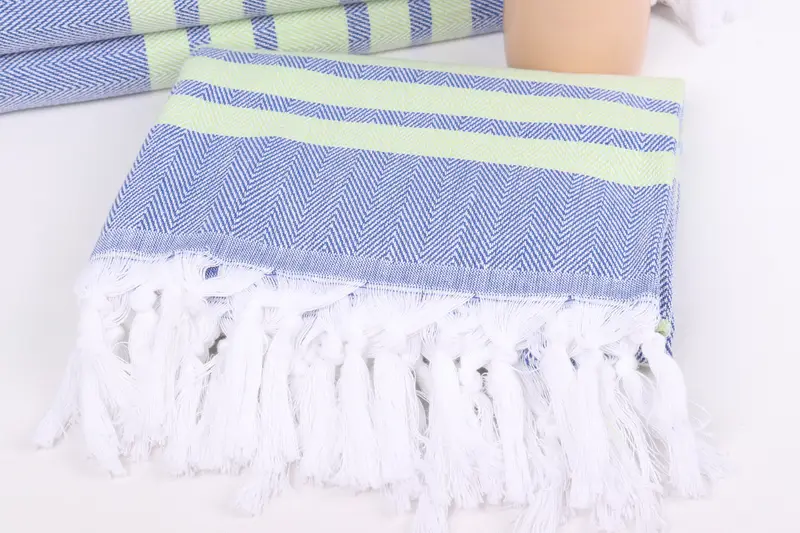 Turkish beach towel, Cute Beach Towel, 64x40 Cotton Chevron Towel, Lightweight Turkish towel, Bridal Shower Favors, Personalized Gift For Him - 5