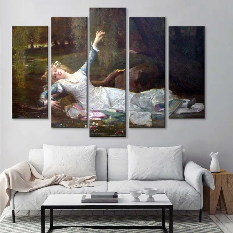 Ophelia Wall Art, Cabanel Art, Woman Decor Art, Woman in Water, Alexandre Cabanel Art, Large Wall Decor, Dead Woman Art, Vintage Poster Art - 1