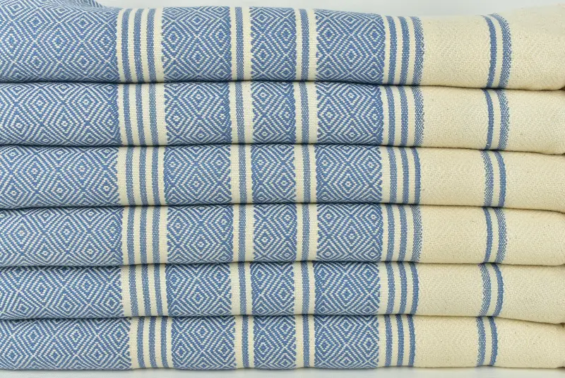 Boyfriend Christmas Gift, Beach Towel Monogram, 70x40 Cotton Diamond Towel, Absorbent Turkish towel, Beach Towel Gift, Personalized Gift - 2
