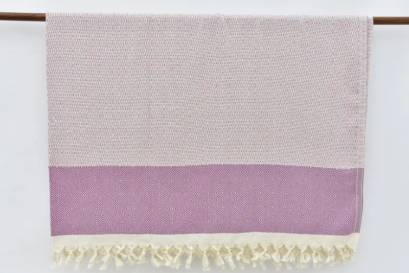 Shower Curtain, Bridal Shower Gift, 104x80 Cotton Diamond Towel, Personalized Gifts, Turkish Blanket, Family Gift Basket, Christmas Gift Tags - 8