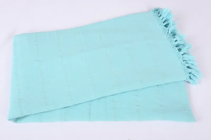 Wedding Hand Made Gift, Monogram Blanket, Christmas Tablecloth, Decorative Blanket, Custom Blanket, Best Friend Gift, 92x70 Cotton Stonewashed Towel - 5