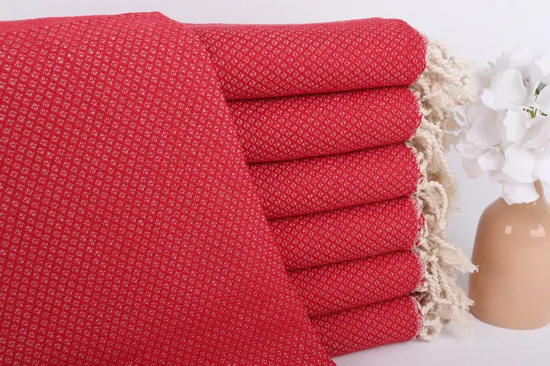 Extra large Turkish bath towel, 64x38 Cotton Geometric Towel, Housewarming Gift, Travel towel, Holiday Towel, Custom Wedding Gift, Gift For Coworker - 1