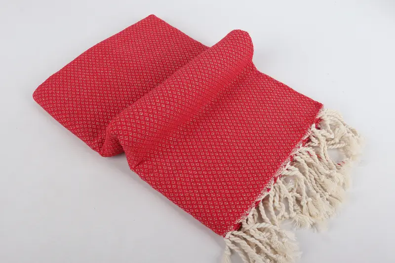Extra large Turkish bath towel, 64x38 Cotton Geometric Towel, Housewarming Gift, Travel towel, Holiday Towel, Custom Wedding Gift, Gift For Coworker - 6