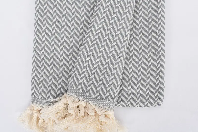 Bridesmaid Gifts, Bachelor Bachelorette Party Favors, Turkish bath towel, Gift For Bride, 70x40 Cotton Chevron Towel, Girl Trip Party Favor - 8