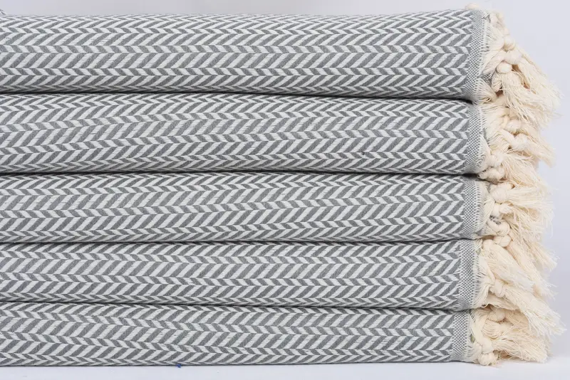 Bridesmaid Gifts, Bachelor Bachelorette Party Favors, Turkish bath towel, Gift For Bride, 70x40 Cotton Chevron Towel, Girl Trip Party Favor - 3