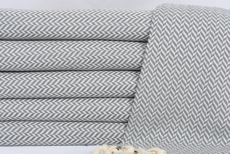 Bridesmaid Gifts, Bachelor Bachelorette Party Favors, Turkish bath towel, Gift For Bride, 70x40 Cotton Chevron Towel, Girl Trip Party Favor - 2
