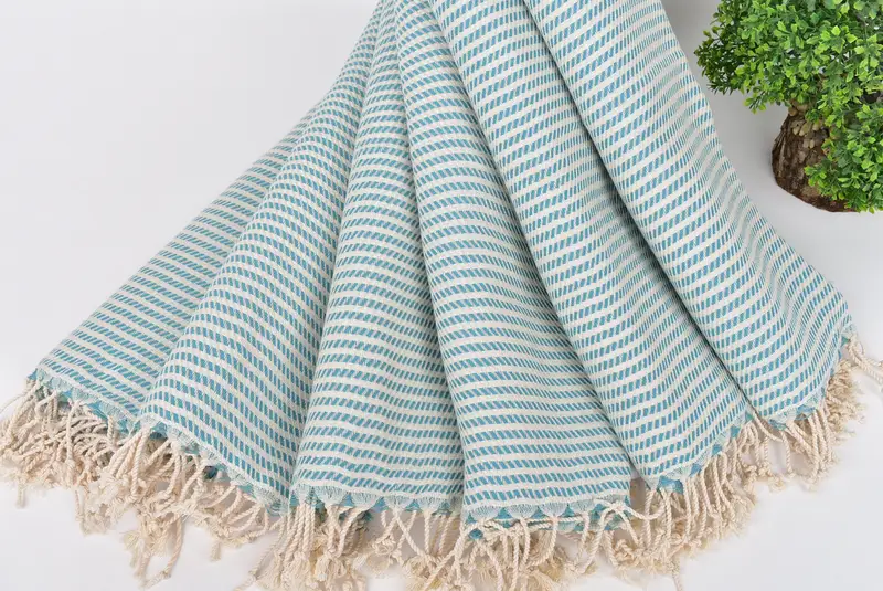 Toalla de verano, toalla de mano personalizada, toalla de mano turca, regalo de boda para novia, poca de cocina turca, favores de ducha de novia, toalla de lunares de algodón 40x20 - 4