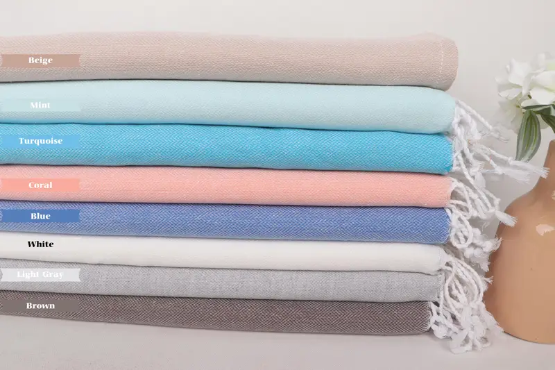 Personalized Kitchen Towel, Personalized Gift For Her, Monogram Hand Towel, 36x24 Cotton Solid Towel, Wedding Anniversary Gift, Personalized Gift - 1