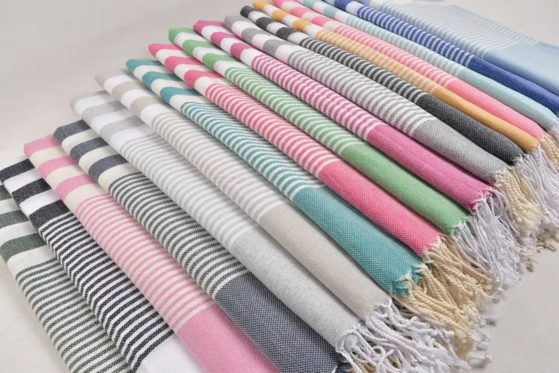 Housewarming Gift, Soft towel, Bridal Shower Gifts, Bachelorette Towel, Spa Towel, 70x40 Cotton Striped Towel, Gift For Him, Luxury Beach Towel - 6