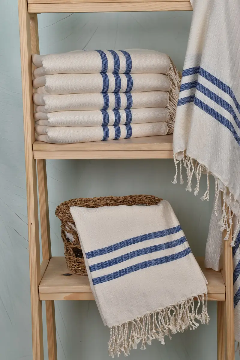 70x40 Cotton Striped Towel, Personalized Towel, Absorbent Turkish towel, Turkish Towel Beach Towel, Bachelorette Party Favor, Bridesmaid Gift - 3
