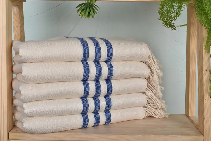 70x40 Cotton Striped Towel, Personalized Towel, Absorbent Turkish towel, Turkish Towel Beach Towel, Bachelorette Party Favor, Bridesmaid Gift - 1