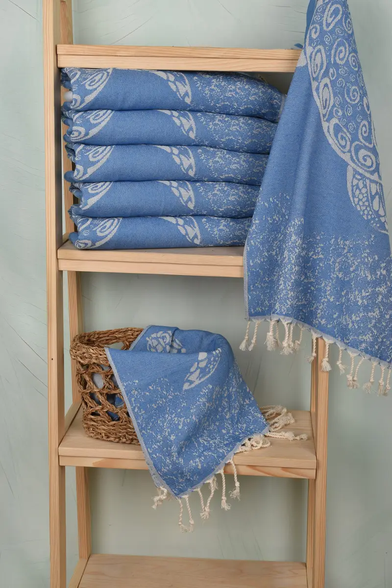 Turkish Towel Hand Towel, Custom Hand Towel, Personalized Hand Towel, 36x18 Cotton Carretta Patterned Towel, Monogram Towels, Bachelor Gifts - 4