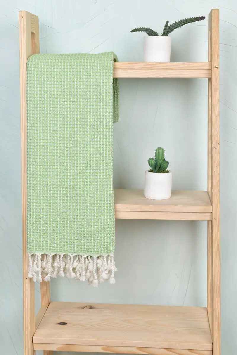 Gift For Him, Custom Wedding Gift, Wedding Hand Made Gift, Sand-Resistant Peshtemal, 68x36 Cotton Waffle Towel, Hammam towel, House Warming Gift - 8