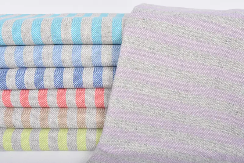 Bachelor Bachelorette Party Favors, Turkish Bath Towel Set, Lightweight towel, Large Turkish Towel, 70x36 Cotton Striped Towel, Handmade Gift - 2