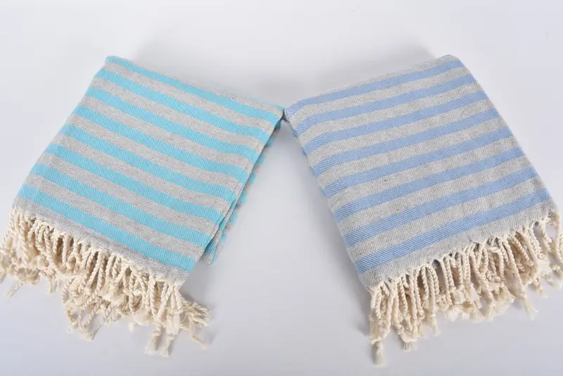 Bachelor Bachelorette Party Favors, Turkish Bath Towel Set, Lightweight towel, Large Turkish Towel, 70x36 Cotton Striped Towel, Handmade Gift - 6