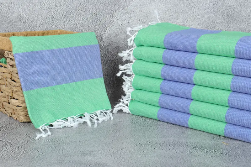 Turkish Towel Beach, Housewarming Gift, Bulk Order Towel, Bridal Shower Favor, Gift For Her, 70x40 Cotton Striped Towel, Beach Theme Wedding Gift - 3