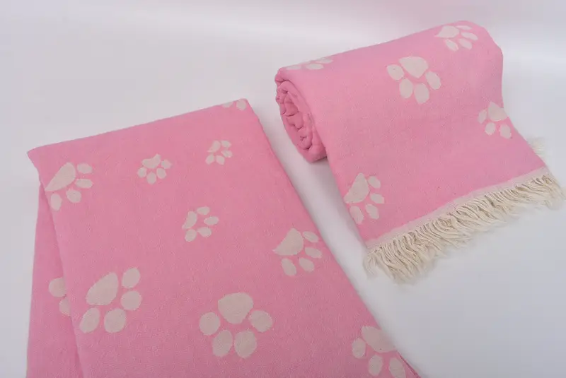 Hammam towel, 70x36 Cotton Paw Design Towel, Personalized Bridesmaid Beach Towel, Bridesmaid Favors, Lightweight towel, Personalized Bridesmaid Gift - 8