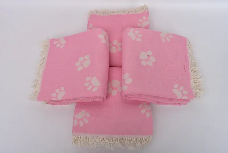 Hammam towel, 70x36 Cotton Paw Design Towel, Personalized Bridesmaid Beach Towel, Bridesmaid Favors, Lightweight towel, Personalized Bridesmaid Gift - 7