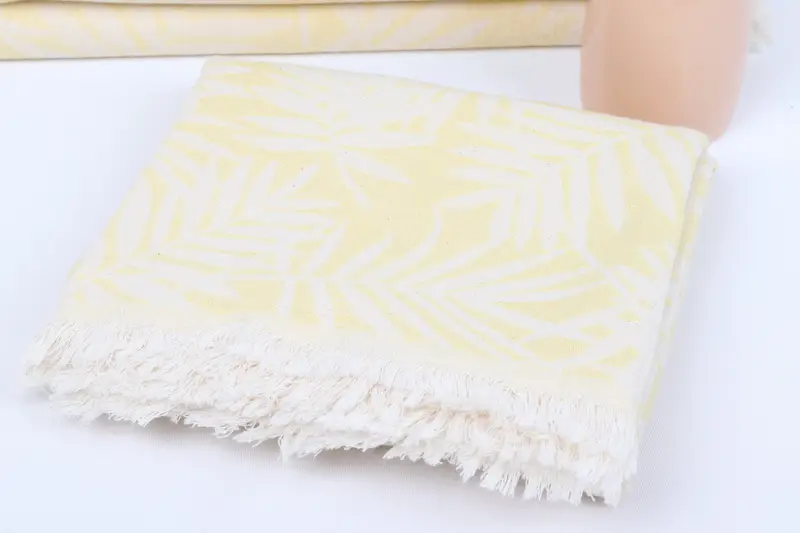 Wedding Gift, Eco-Friendly Turkish Towel, Baby Boy Gift, Scarf Towel, Quick-dry towel, Bachelorette Party Gifts, 64x40 Cotton Floral Patterned Towel - 6
