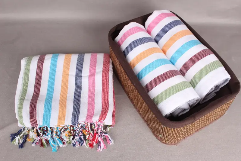70x40 Cotton Striped Towel, Towel With Name, Wedding Day Gift For Bride, Bachelorette Party Decorations, Personalized Bridesmaid Gift, Gift For Him - 5